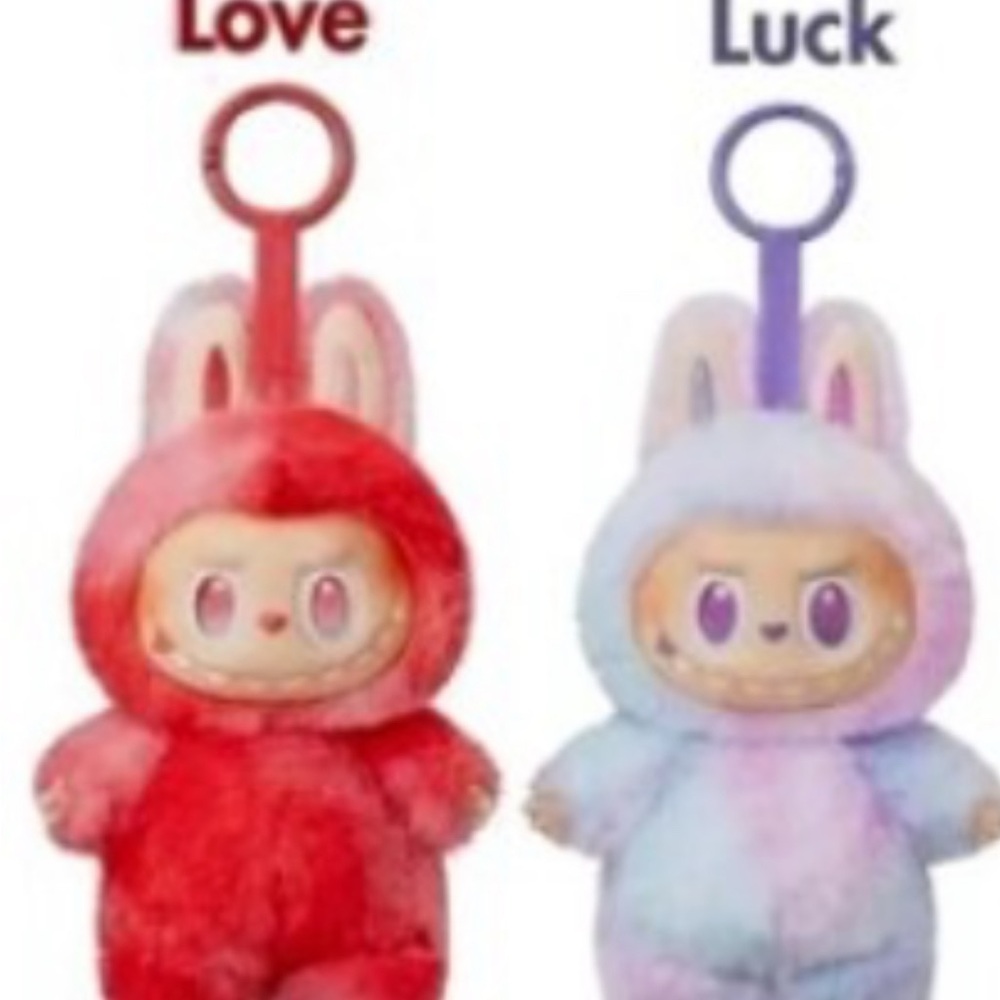 4 New in Box Big into Energy Labubu- Serenity, Love, Luck, Happiness